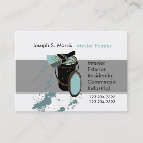 Painter &amp; House Maintenance Business Cards