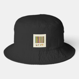 Bucket Hat with 'love' Design