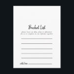 Bucket List Cards<br><div class="desc">These bucket list cards are the perfect activity for a wedding reception or bridal shower. 

Bucket List sign is sold separately.</div>