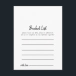 Bucket List Cards<br><div class="desc">These bucket list cards are the perfect activity for a wedding reception or bridal shower. 

Bucket List sign is sold separately.</div>