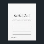 Bucket List Cards<br><div class="desc">These bucket list cards are the perfect activity for a wedding reception or bridal shower. 

Bucket List sign is sold separately.</div>