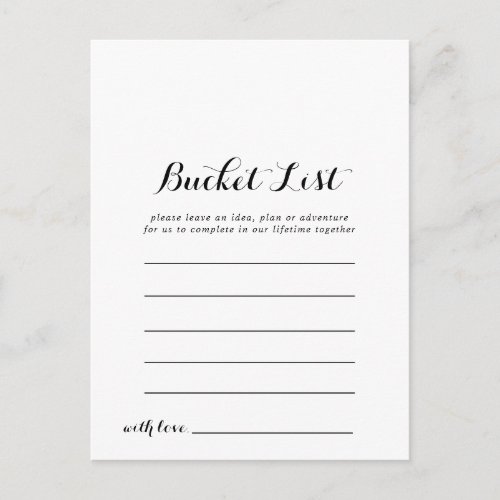 Bucket List Cards