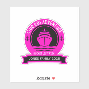 Bucket List Cruise Sticker