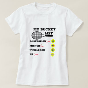 Bucket List Grand Slam Shirt - Personalized