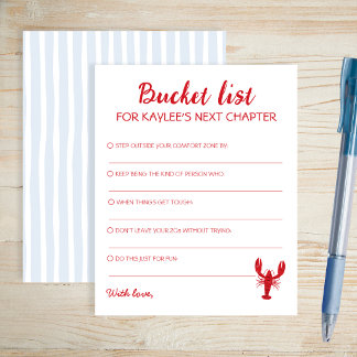 Bucket List Next Chapter Crawfish Graduation