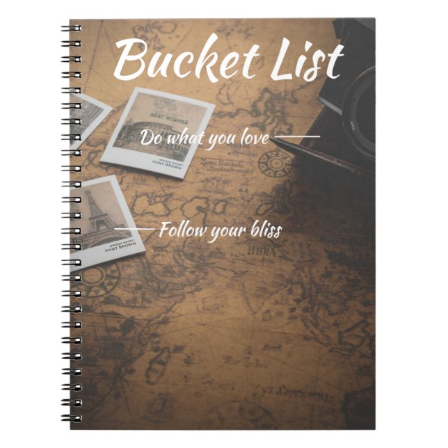 Bucket List  Notebook (Front)