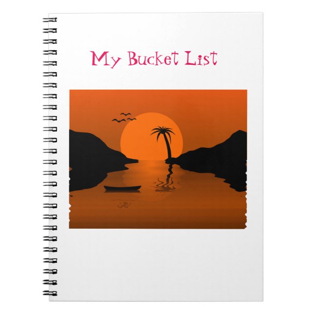 Bucket List Notebook (Front)