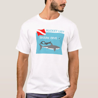 Bucket List Shark Dive T-Shirt