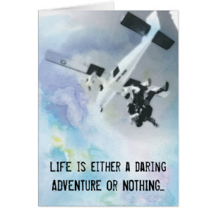 Bucket List: Skydiving Cards
