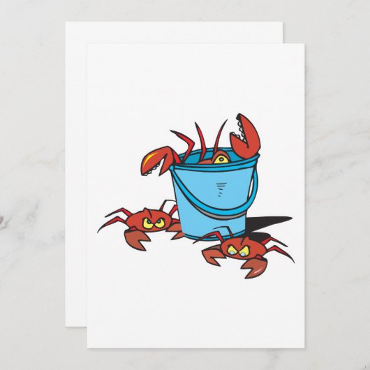 bucket of crabs (Front/Back)