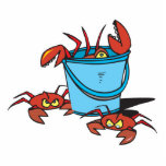 bucket of crabs cutout
