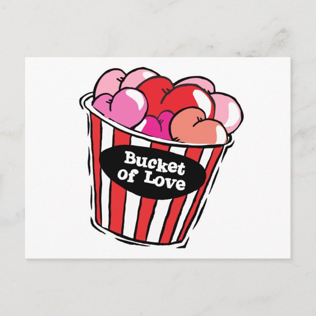 bucket of love png postcard (Front)