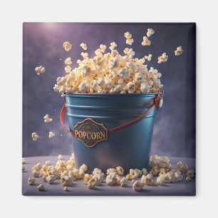 Bucket of Popcorn Magnet