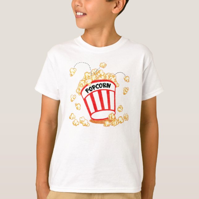 Bucket of Popcorn T-Shirt (Front)