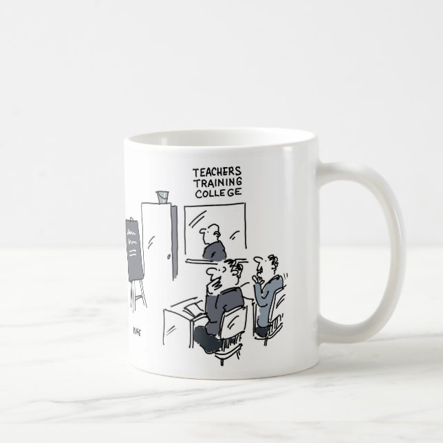 Bucket on Door at Teachers Training College Coffee Mug (Right)