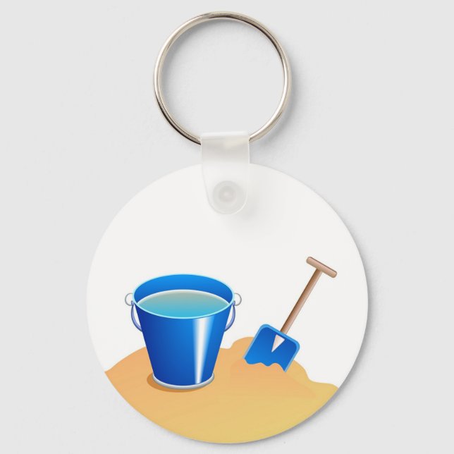 Bucket & Spade Keychain (Front)
