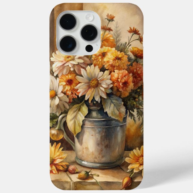 Bucket with Fall Floral   Case-Mate iPhone Case (Back)