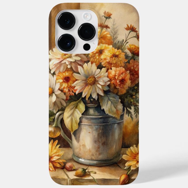 Bucket with Fall Floral   Case-Mate iPhone Case (Back)