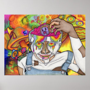 "Buckethead & Trippie" Wall Poster 18x24