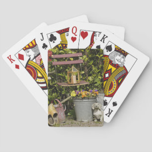 Buckets, shoes, and flowers, Zaanse Schans, Poker Cards