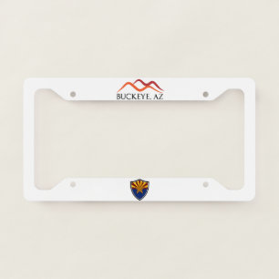 Buckeye (Arizona) city flag License Plate Frame