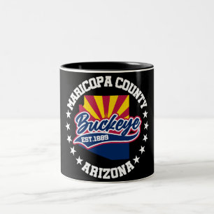 Buckeye,Arizona Two-Tone Coffee Mug