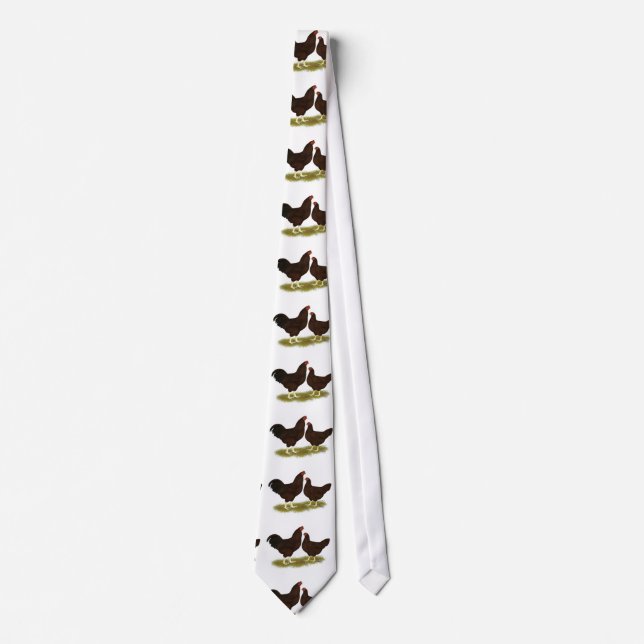 Buckeye Chickens Neck Tie (Front)