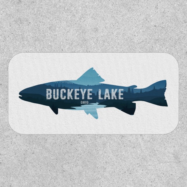 Buckeye Lake Ohio Fish Patch (Front)