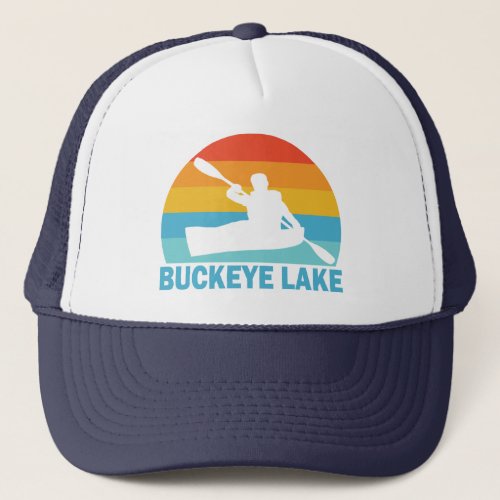 Buckeye Lake Ohio Kayak Trucker Hat