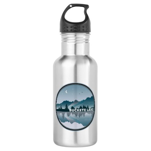 Buckeye Lake Ohio Reflection Stainless Steel Water Bottle