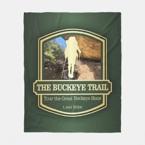 Buckeye Trail B Fleece Blanket