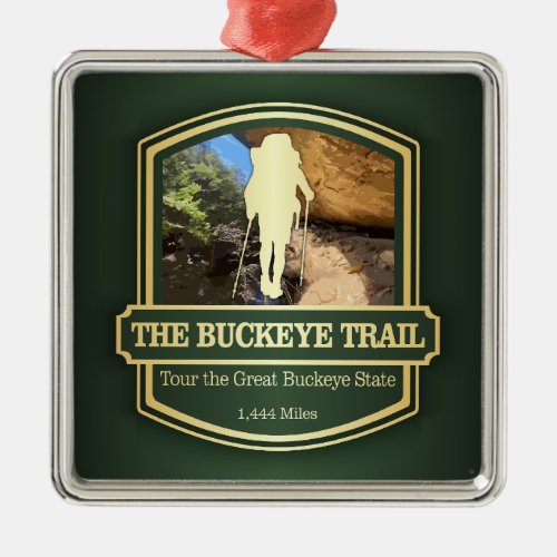 Buckeye Trail B Metal Ornament