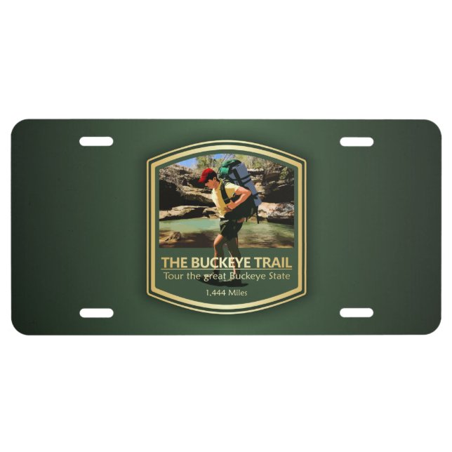 Buckeye Trail (PF) License Plate (Front)