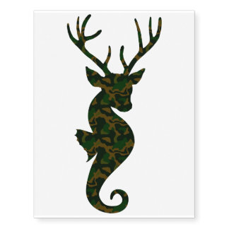 Buckfish Temporary Tattoo