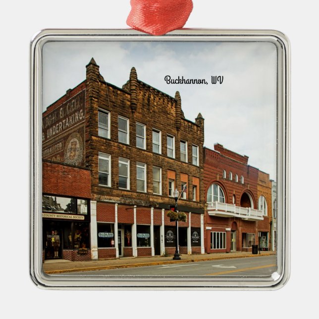 Buckhannon, West Virginia Metal Ornament (Front)