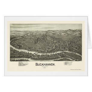 Buckhannon, WV Panoramic Map - 1900