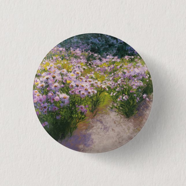 Buckhorn Aster Show Pinback Button (Front)