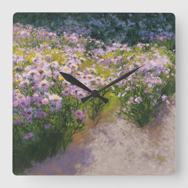 Buckhorn Aster Show Square Wall Clock (Front)