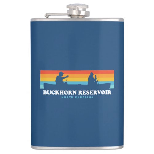 Buckhorn Reservoir North Carolina Canoe Flask