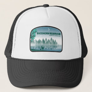 Buckhorn Reservoir North Carolina Deer Trucker Hat