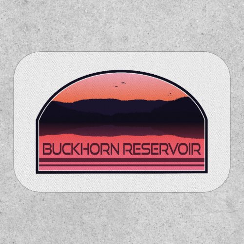 Buckhorn Reservoir North Carolina Red Sunrise Patch