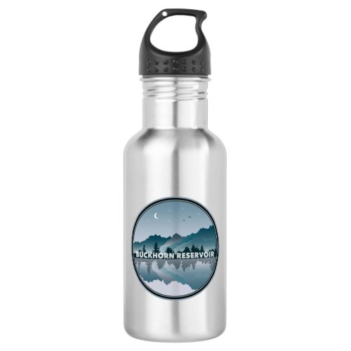 Buckhorn Reservoir North Carolina Reflection Stainless Steel Water Bottle