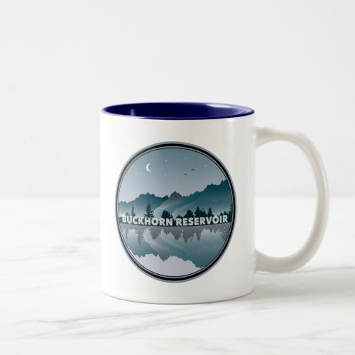 Buckhorn Reservoir North Carolina Reflection Two_Tone Coffee Mug