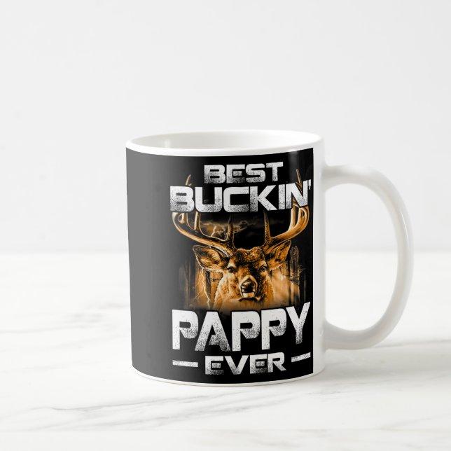 Buckin' Pappy Ever Shirt Deer Hunting Bucking Fath Coffee Mug (Right)