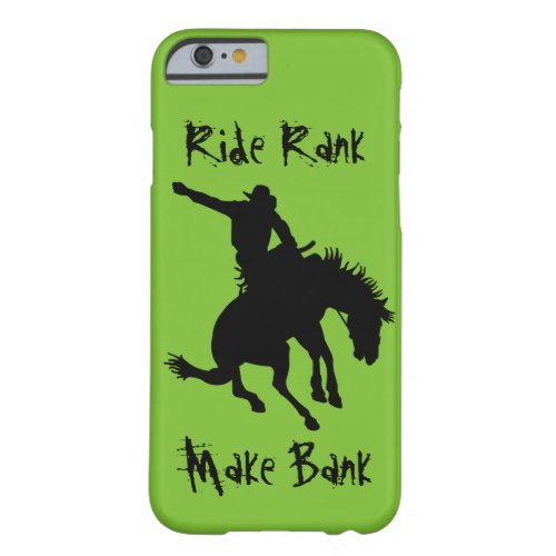 Bucking Bronc Riding Rodeo Cowboy Ride Rank Case