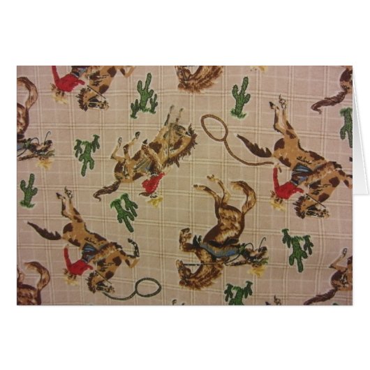 Bucking Bronco Cards (Front Horizontal)