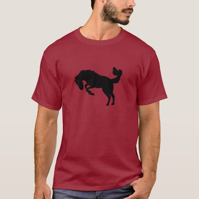 Bucking Bronco Horse T-Shirt (Front)