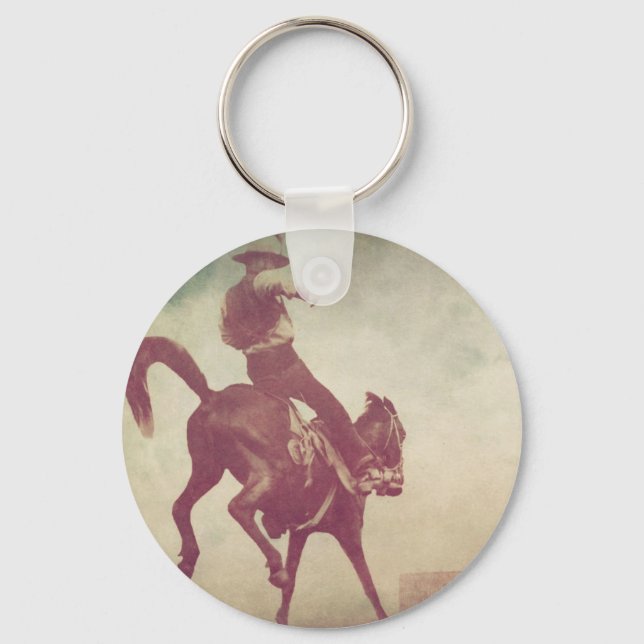 Bucking Bronco Keychain (Front)