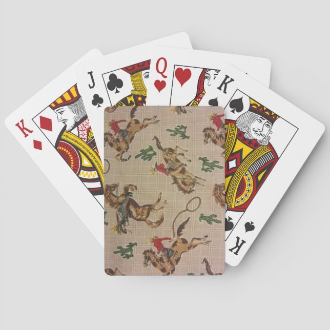 Bucking Bronco Poker Cards (Back)