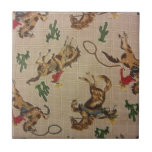 Bucking Bronco Tile